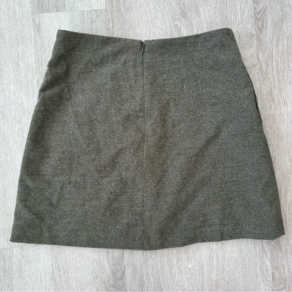 Wilfred Aritzia Renee Mini Skirt Gray Women’s 8 Pockets Lined Academia Classic